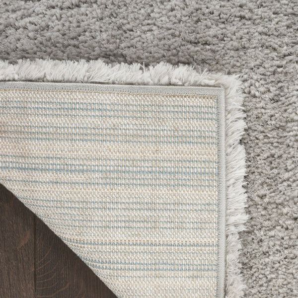 HomeRoots 4' Soft Gray Shag Area Rug - Plush, Stain-Resistant, Durable Design for Cozy, Stylish Interiors 4' X 6' 550663