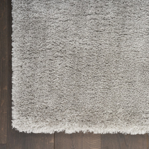 HomeRoots 4' Soft Gray Shag Area Rug - Plush, Stain-Resistant, Durable Design for Cozy, Stylish Interiors 4' X 6' 550663