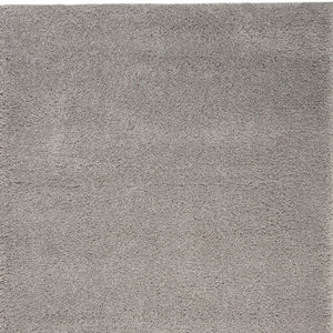 Homeroots 5' X 7' Gray Shag Non Skid Area Rug  Polypropylene 550688