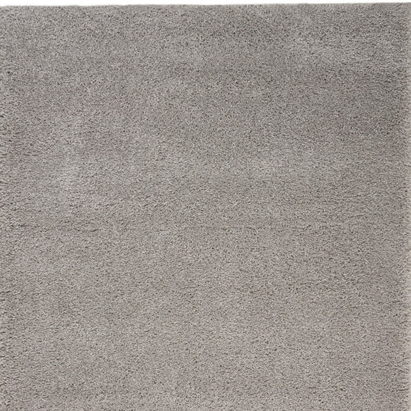 Homeroots 5' X 7' Gray Shag Non Skid Area Rug  Polypropylene 550688