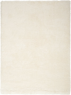 Homeroots 4' X 6' Ivory Shag Area Rug  Polyester 550695