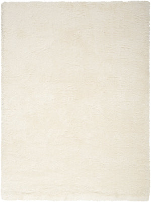 HomeRoots 4' Ivory Shag Area Rug - Luxuriously Soft, Durable & Versatile for Cozy Spaces, Kids & Pets Friendly 4' X 6' 550695