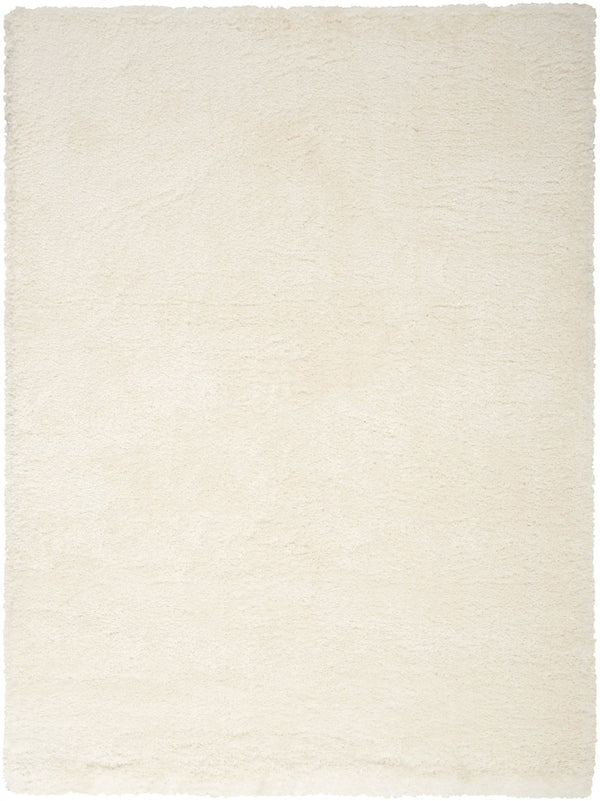 HomeRoots 4' Ivory Shag Area Rug - Luxuriously Soft, Durable & Versatile for Cozy Spaces, Kids & Pets Friendly 4' X 6' 550695