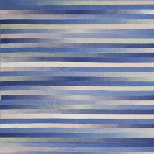 Homeroots 7' X 10' Ivory Tan And Blue Abstract Distressed Non Skid Area Rug  Polypropylene 550698