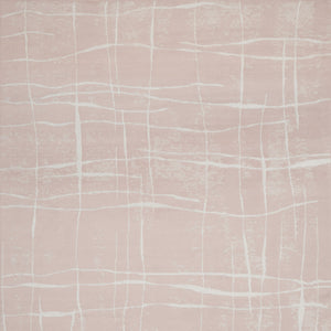Homeroots 7' X 10' Pink And Ivory Abstract Distressed Non Skid Area Rug  Polypropylene 550716