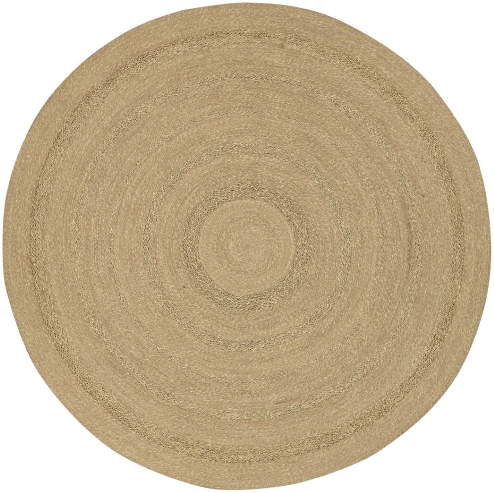HomeRoots 8' Handmade Round Seagrass Area Rug - Eco-Friendly, Durable Design for Indoor & Outdoor Spaces 550720