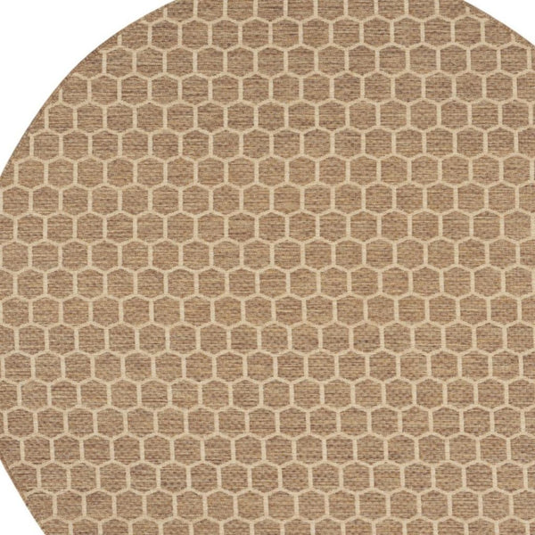 HomeRoots 5' Modern Abstract Area Rug in Beige, Black, and Gray – Stain-Resistant, Non-Skid, Durable Design 6' X 9' 550722
