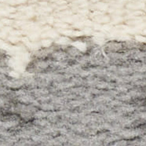 HomeRoots 5' Abstract Ivory Beige and Gray Non-Skid Area Rug - Durable, Stain-Resistant, Modern Style for Any Room 6' X 9' 550727