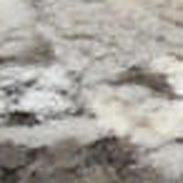HomeRoots 5' Abstract Ivory and Gray Non-Skid Area Rug - Soft, Stain-Resistant, Durable for High-Traffic Spaces 6' X 9' 550728