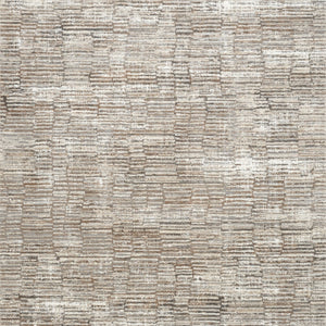 Homeroots 6' X 9' Brown And Ivory Abstract Non Skid Area Rug  Polyester 550729