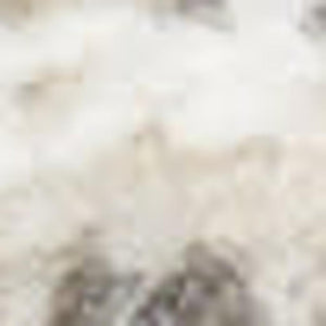 HomeRoots 5' Ivory and Gray Abstract Area Rug - Modern, Stain-Resistant, Non-Skid Design for Everyday Living 6' X 9' 550731