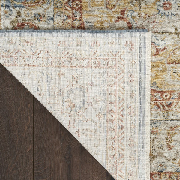 8 X 10 Oriental Distressed Area Rug Power Loomed Polyester for Living Rooms
