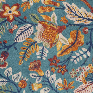 HomeRoots 9' X 12' Gray Floral Vines Area Rug - Elegant Power Loomed Design for Living Room & Dining Spaces 550794