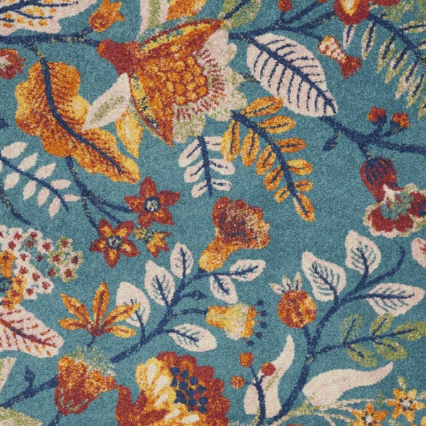HomeRoots 9' X 12' Gray Floral Vines Area Rug - Elegant Power Loomed Design for Living Room & Dining Spaces 550794