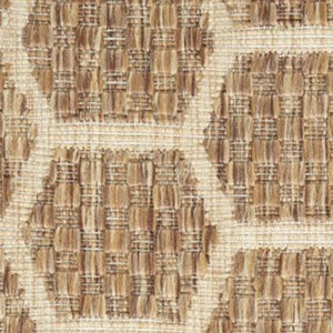 HomeRoots 5' Abstract Beige, Ivory, and Gray Non-Skid Area Rug - Modern, Stain-Resistant Design for Homes 8' X 10' 550831