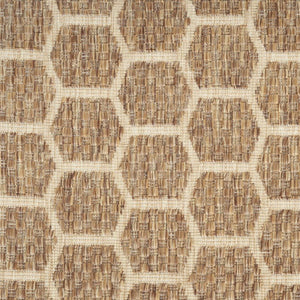 HomeRoots 5' Abstract Beige, Ivory, and Gray Non-Skid Area Rug - Modern, Stain-Resistant Design for Homes 8' X 10' 550831