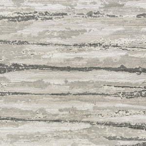 Homeroots 8' X 10' Ivory Black And Gray Abstract Non Skid Area Rug  Polyester 550833