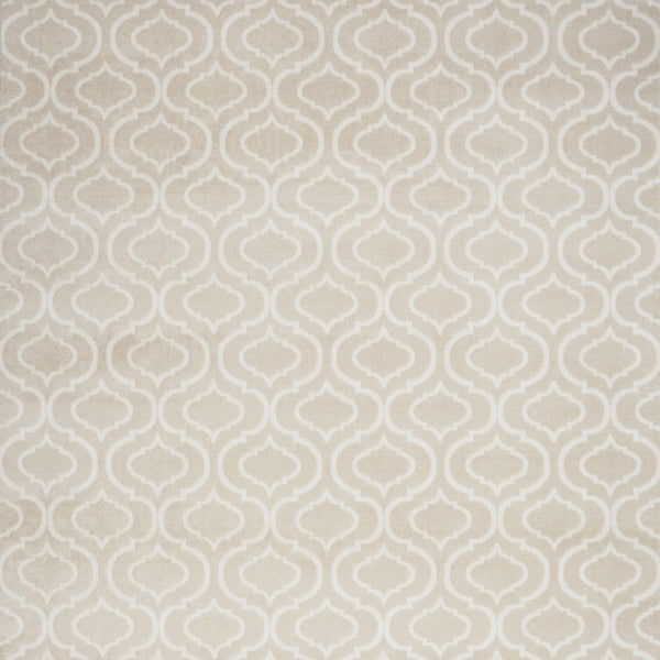 Homeroots 8' X 10' Beige And Ivory Trellis Non Skid Area Rug  Polypropylene 550858