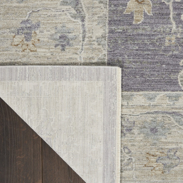HomeRoots 4' Elegant Pink and Ivory Floral Power Loom Area Rug for Timeless Charm in Any Room Decor 5' X 8' 550887