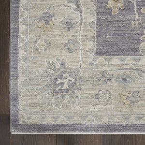 HomeRoots 4' Elegant Pink and Ivory Floral Power Loom Area Rug for Timeless Charm in Any Room Decor 5' X 8' 550887