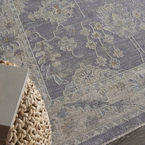 HomeRoots 4' Elegant Pink and Ivory Floral Power Loom Area Rug for Timeless Charm in Any Room Decor 5' X 8' 550887