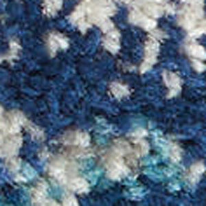 HomeRoots 5' Elegant Ivory and Light Blue Floral Medallion Distressed Area Rug for Timeless Home Style 5' X 7' 550895