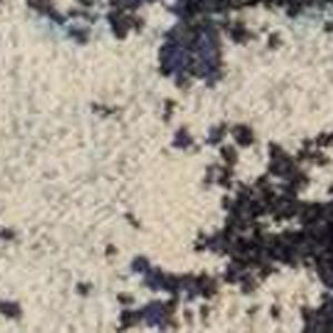 HomeRoots 5' X 7' Vintage-Inspired Turquoise Cream & Navy Floral Distressed Area Rug for Stylish Homes 550897