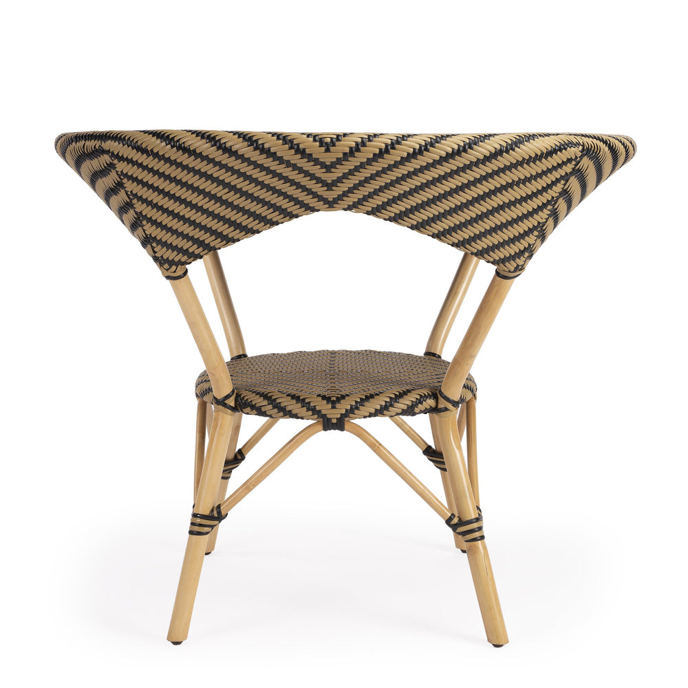 Butler Specialty Ciel 38-inch Rectangular Rattan Bar Cart - Elegant Coastal Bistro Style For Kitchen Or Patio Tan,Beige Natural Rattan,Polyethylene (Pe) Rattan Weave 5508984-butler