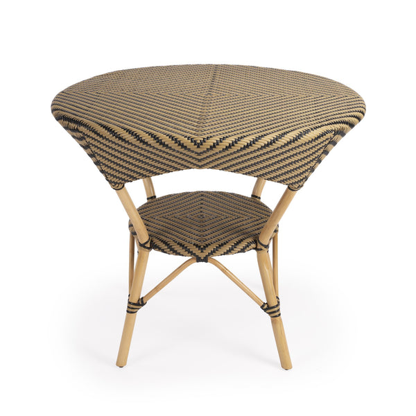 Butler Specialty Ciel 38-inch Rectangular Rattan Bar Cart - Elegant Coastal Bistro Style For Kitchen Or Patio Tan,Beige Natural Rattan,Polyethylene (Pe) Rattan Weave 5508984-butler