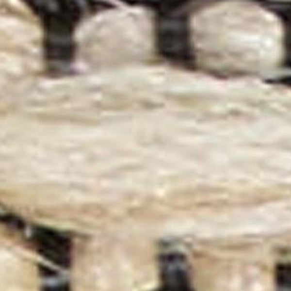 HomeRoots 8' Elegant Beige and Ivory Damask Distressed Area Rug for Timeless Living Room Style and Comfort 8' X 10' 550911