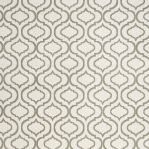 Homeroots 8' X 10' Ivory And Green Trellis Non Skid Area Rug  Polypropylene 550912