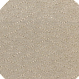 HomeRoots 8' Ivory and Green Trellis Area Rug - Durable, Stain-Resistant Design Perfect for High-Traffic Homes 8' X 10' 550912