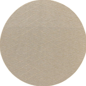 HomeRoots 8' Ivory and Green Trellis Area Rug - Durable, Stain-Resistant Design Perfect for High-Traffic Homes 8' X 10' 550912