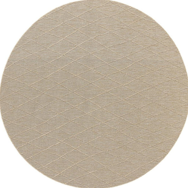 HomeRoots 8' Ivory and Green Trellis Area Rug - Durable, Stain-Resistant Design Perfect for High-Traffic Homes 8' X 10' 550912