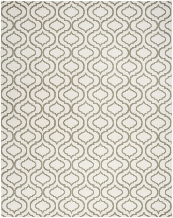 HomeRoots 8' Ivory and Green Trellis Area Rug - Durable, Stain-Resistant Design Perfect for High-Traffic Homes 8' X 10' 550912