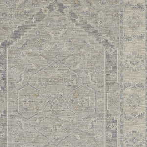 Homeroots 5' X 8' Beige And Gray Floral Medallion Power Loom Area Rug  Polypropylene,Polyester 550947
