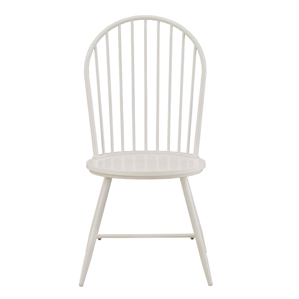 Xenia Iron Hoop High Back Dining Chair Set for Stylish Modern Living Spaces