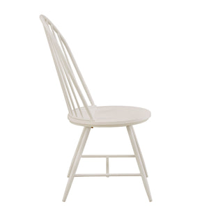 Xenia Iron Hoop High Back Dining Chair Set for Stylish Modern Living Spaces