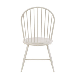 Xenia Iron Hoop High Back Dining Chair Set for Stylish Modern Living Spaces