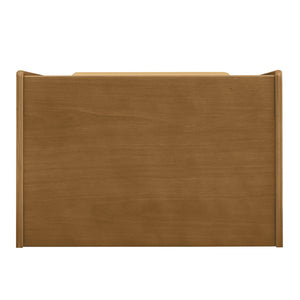 English Elm Mid Century Modern Nightstand With Charging Station, 2 Drawers & Open Shelf For Stylish Storage Solutions W1801P303392