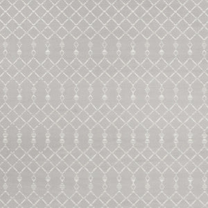 Homeroots 6' Gray And Ivory Moroccan Distressed Area Rug - Stain Resistant, Non-skid, Durable, Cozy Design 8' X 10' Polyester 551057