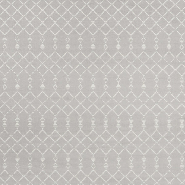 Homeroots 6' Gray And Ivory Moroccan Distressed Area Rug - Stain Resistant, Non-skid, Durable, Cozy Design 8' X 10' Polyester 551057