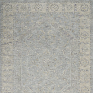 Homeroots 8' X 10' Teal And Ivory Floral Power Loom Area Rug  Polypropylene,Polyester 551075