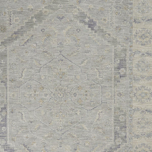 Homeroots 8' X 10' Ivory And Gray Floral Power Loom Area Rug  Polypropylene,Polyester 551085