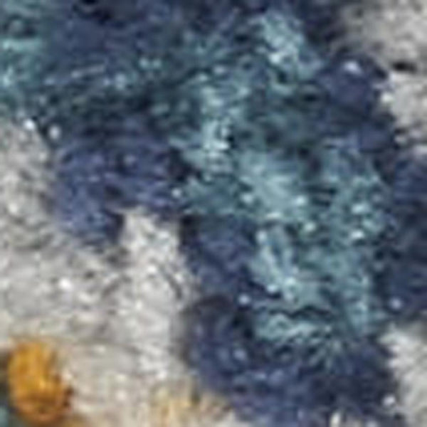 HomeRoots 4' Charcoal and Ivory Abstract Shag Area Rug - Plush, Modern Design for Cozy, Stylish Interiors 5' X 7' 551107
