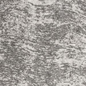 Homeroots 5' X 7' Charcoal And Ivory Abstract Shag Area Rug  Polyester 551107