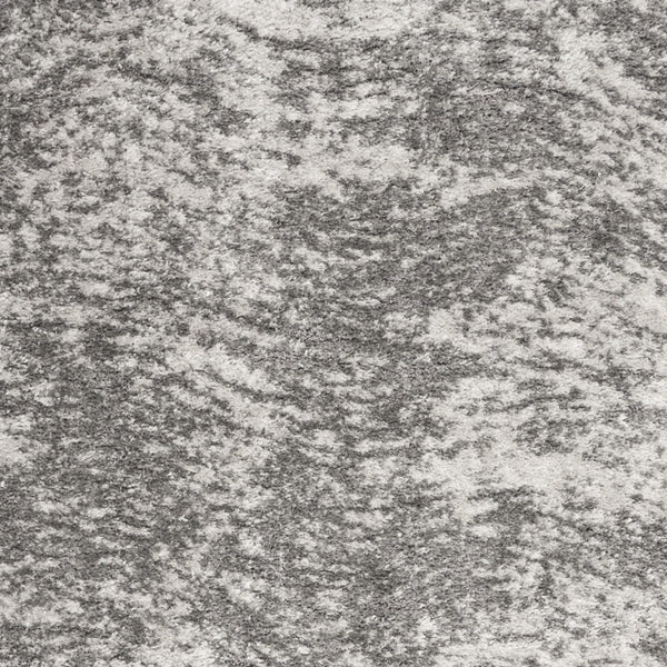 Homeroots 5' X 7' Charcoal And Ivory Abstract Shag Area Rug  Polyester 551107