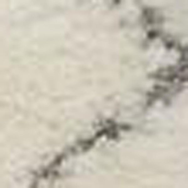 HomeRoots 5' Modern Ivory and Gray Geometric Shag Area Rug – Plush Comfort, Durable Design for Any Room 5' X 7' 551112