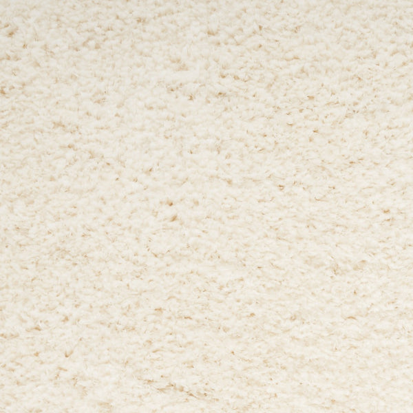 HomeRoots 4' Ivory Shag Area Rug - Luxuriously Soft, Durable & Versatile for Cozy Spaces, Kids & Pets Friendly 5' X 7' 551114