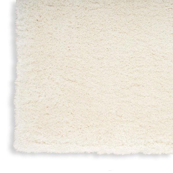 HomeRoots 4' Ivory Shag Area Rug - Luxuriously Soft, Durable & Versatile for Cozy Spaces, Kids & Pets Friendly 5' X 7' 551114